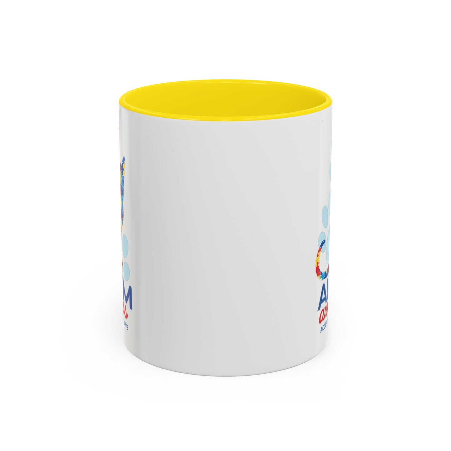 Autism Awareness Puzzle Cat Mug | Accent Coffee Mug 11oz/15oz