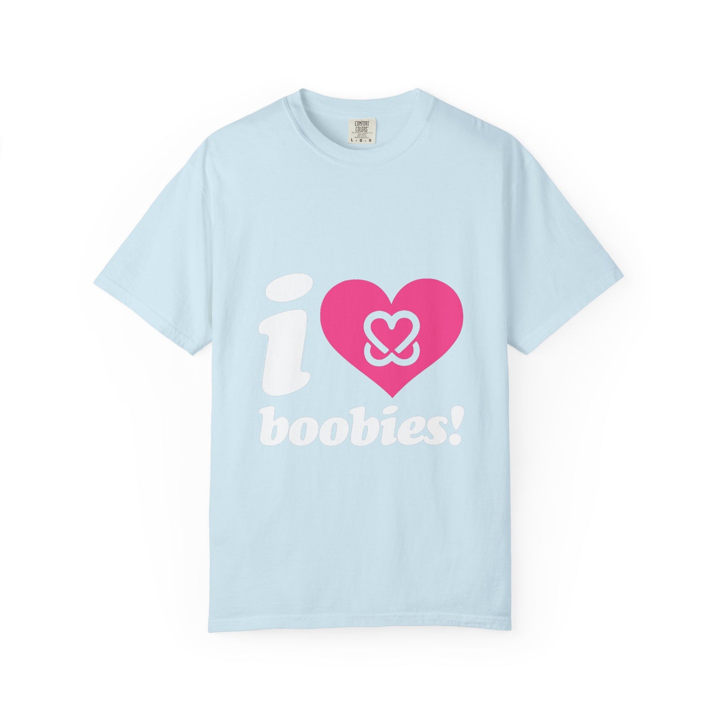 I Heart Boobies T-Shirt | Breast Cancer Awareness Heart Graphic