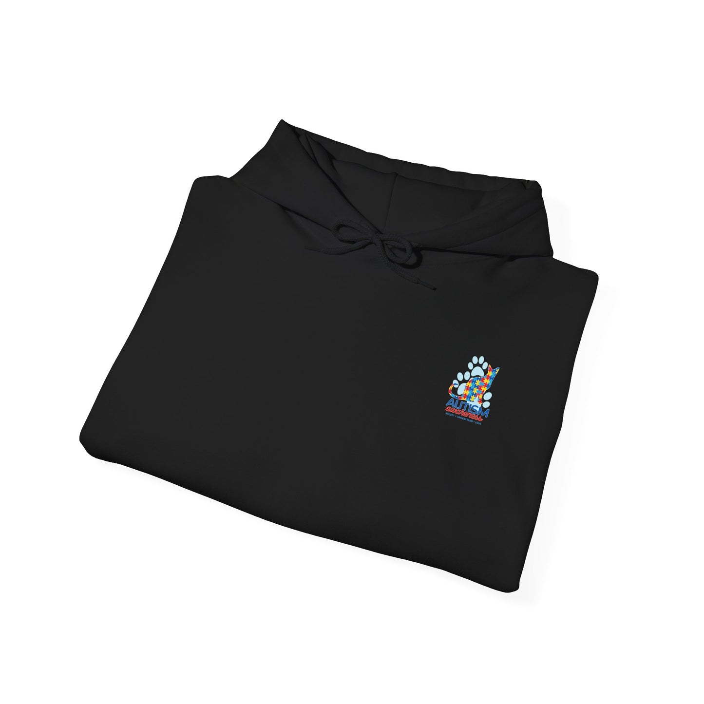 Autism Awareness Puzzle Cat Hoodie | Autism Awareness Sweatshirt