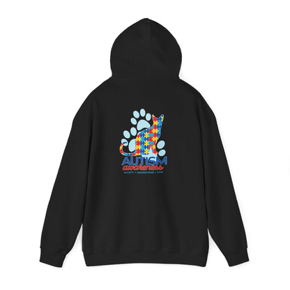 Autism Awareness Puzzle Cat Hoodie | Autism Awareness Sweatshirt