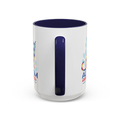 Autism Awareness Puzzle Cat Mug | Accent Coffee Mug 11oz/15oz
