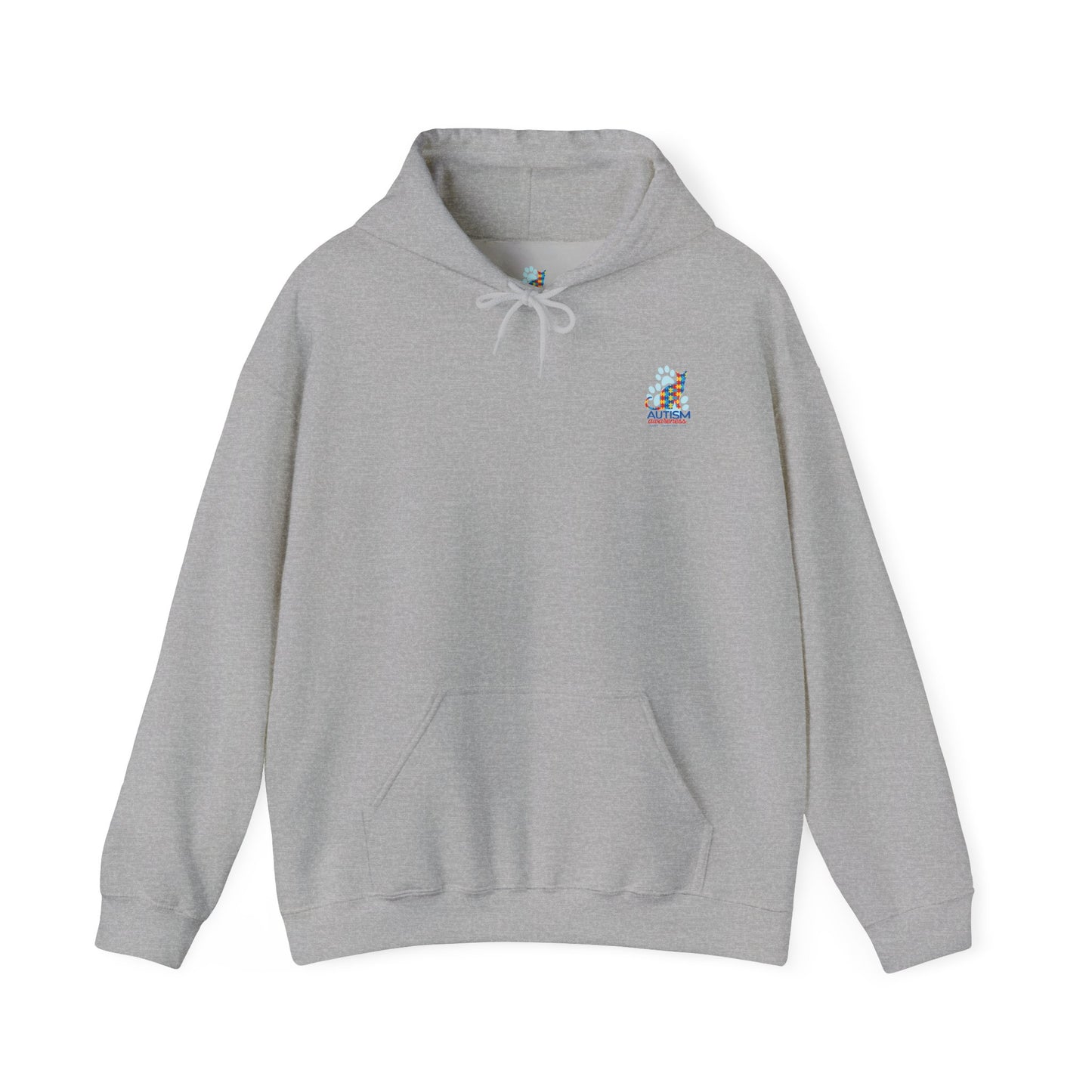 Autism Awareness Puzzle Cat Hoodie | Autism Awareness Sweatshirt