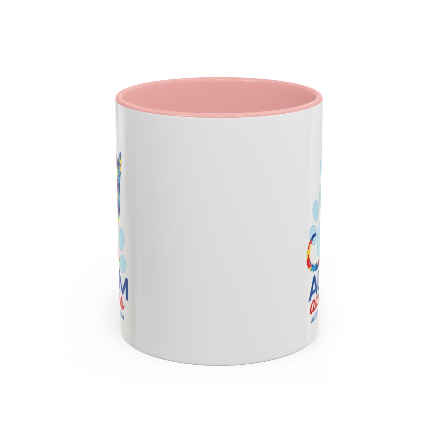 Autism Awareness Puzzle Cat Mug | Accent Coffee Mug 11oz/15oz