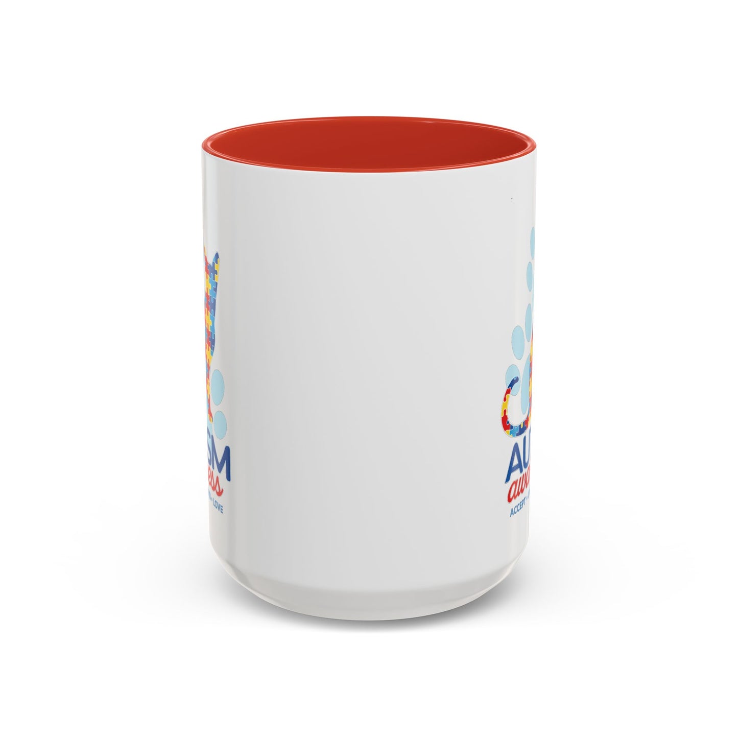 Autism Awareness Puzzle Cat Mug | Accent Coffee Mug 11oz/15oz