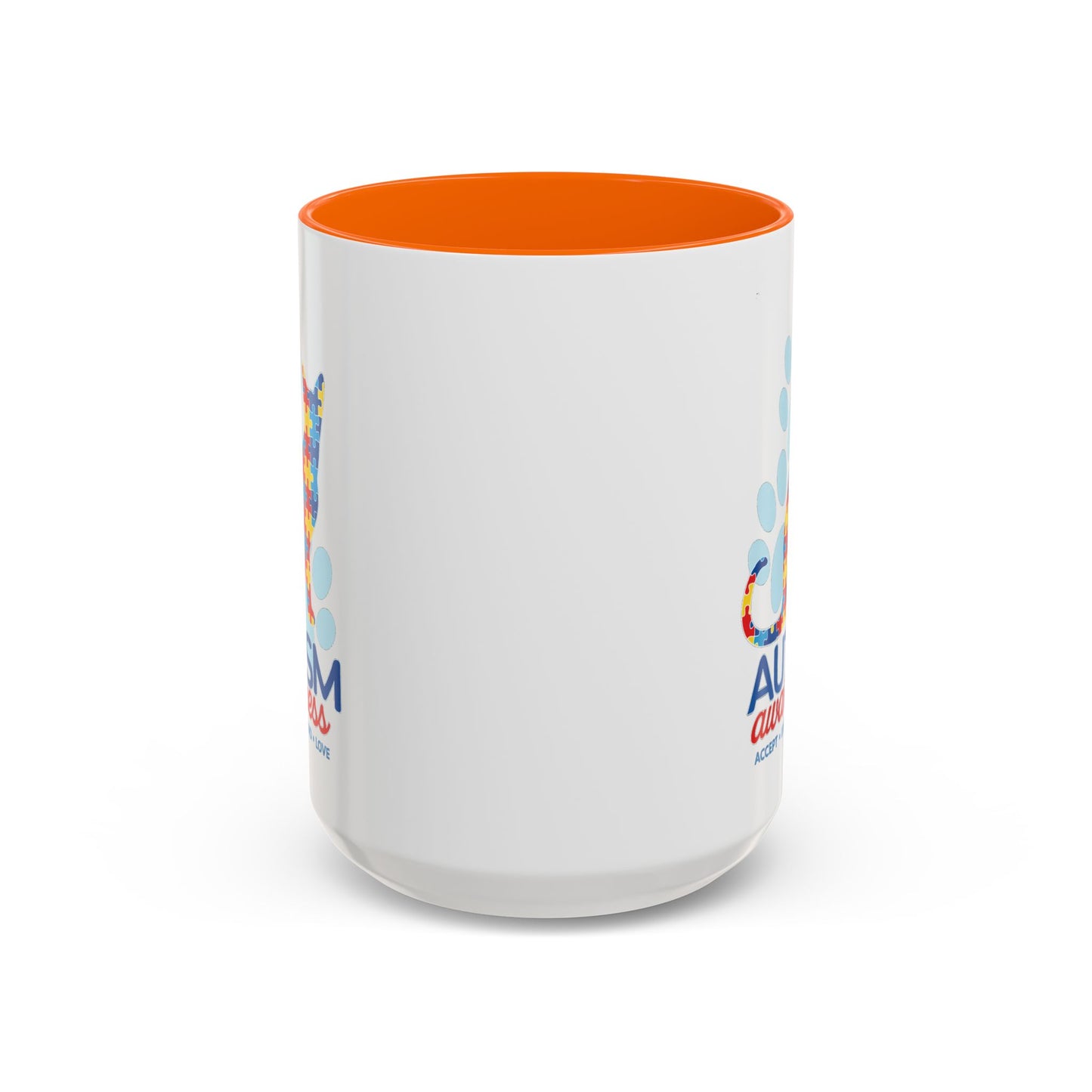 Autism Awareness Puzzle Cat Mug | Accent Coffee Mug 11oz/15oz