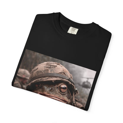 Soldier Frog Illustration T-Shirt