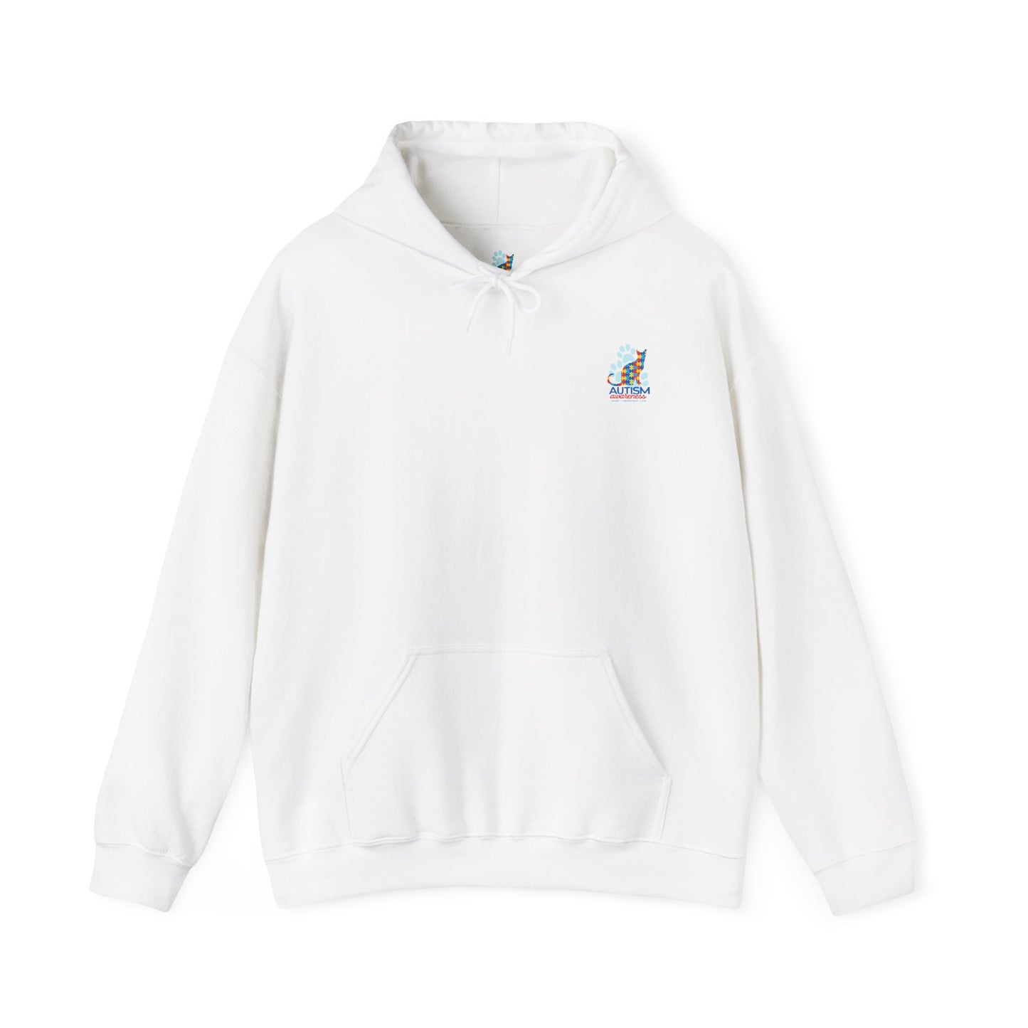 Autism Awareness Puzzle Cat Hoodie | Autism Awareness Sweatshirt