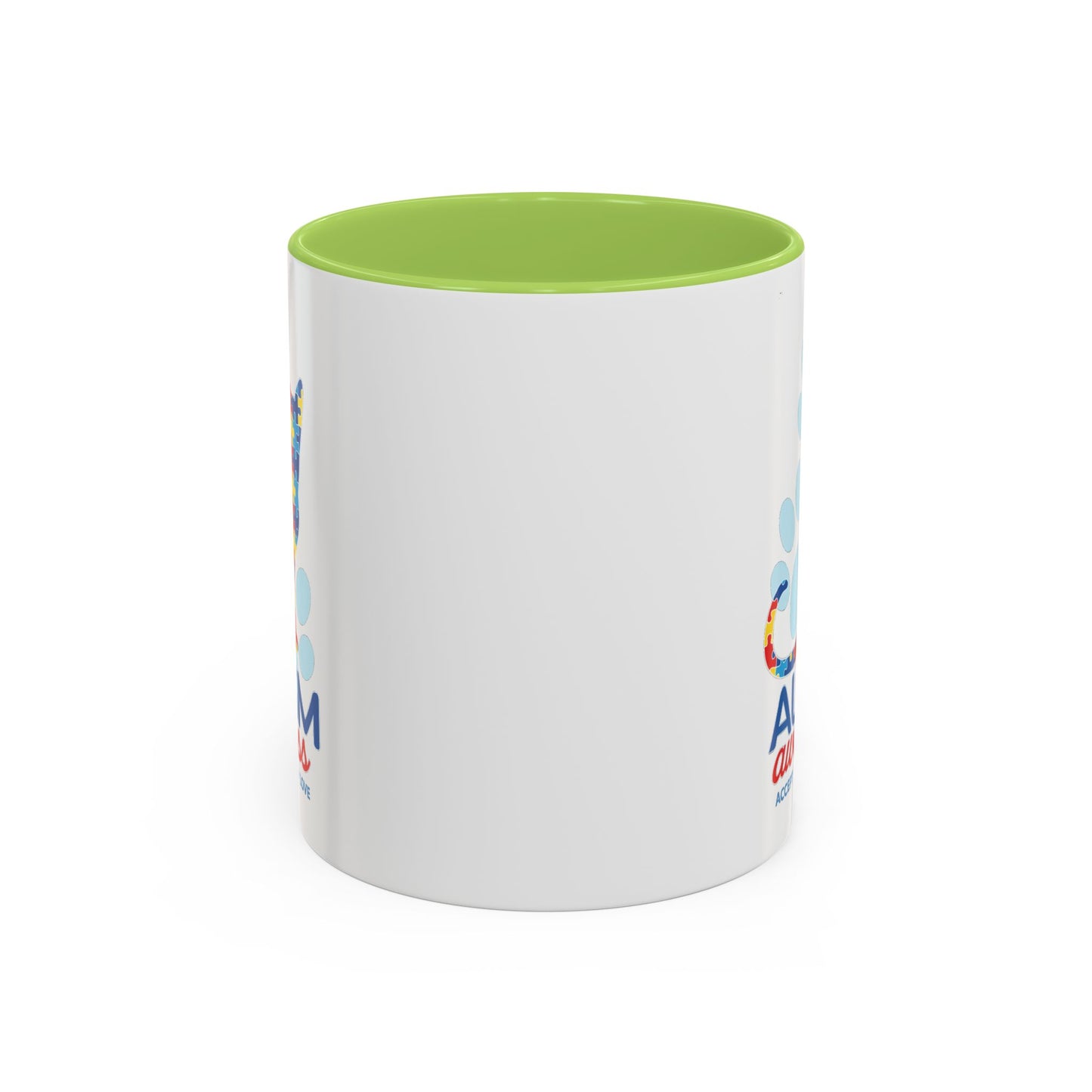 Autism Awareness Puzzle Cat Mug | Accent Coffee Mug 11oz/15oz