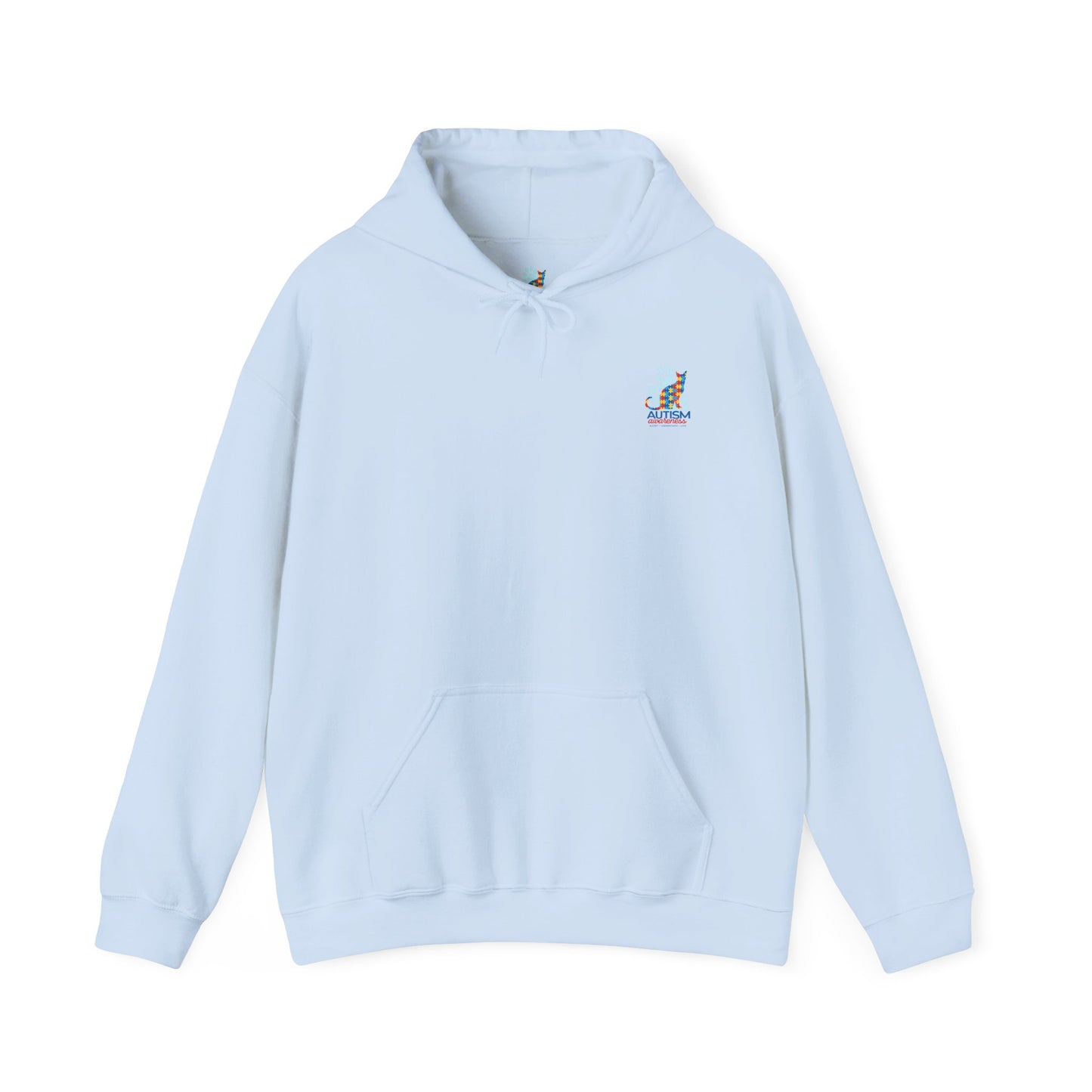 Autism Awareness Puzzle Cat Hoodie | Autism Awareness Sweatshirt