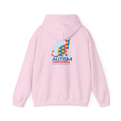 Autism Awareness Puzzle Cat Hoodie | Autism Awareness Sweatshirt