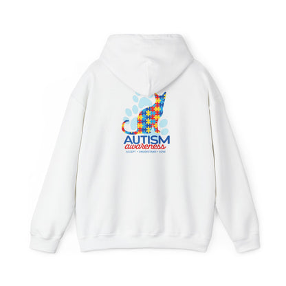 Autism Awareness Puzzle Cat Hoodie | Autism Awareness Sweatshirt