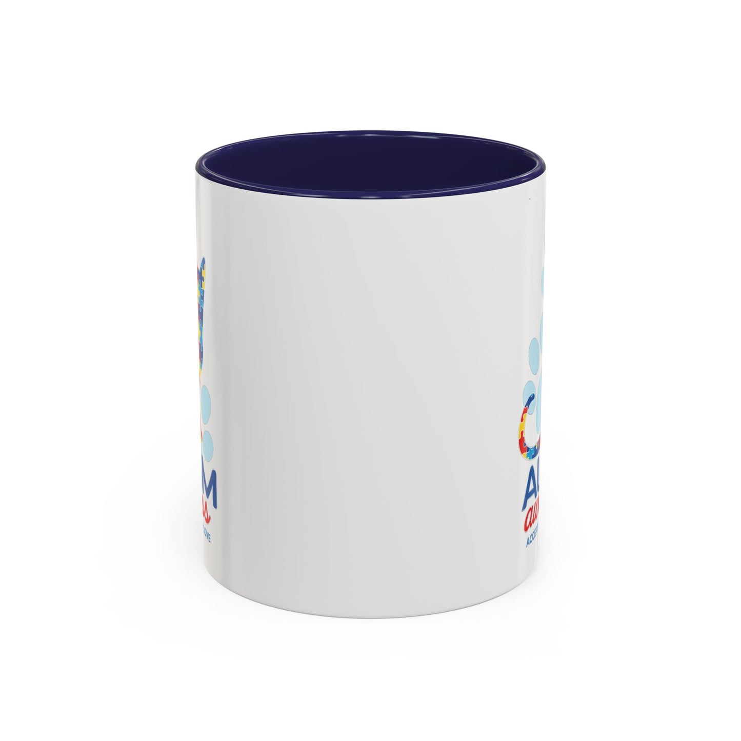Autism Awareness Puzzle Cat Mug | Accent Coffee Mug 11oz/15oz