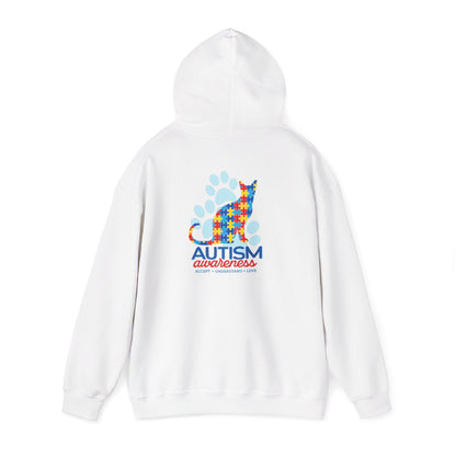 Autism Awareness Puzzle Cat Hoodie | Autism Awareness Sweatshirt