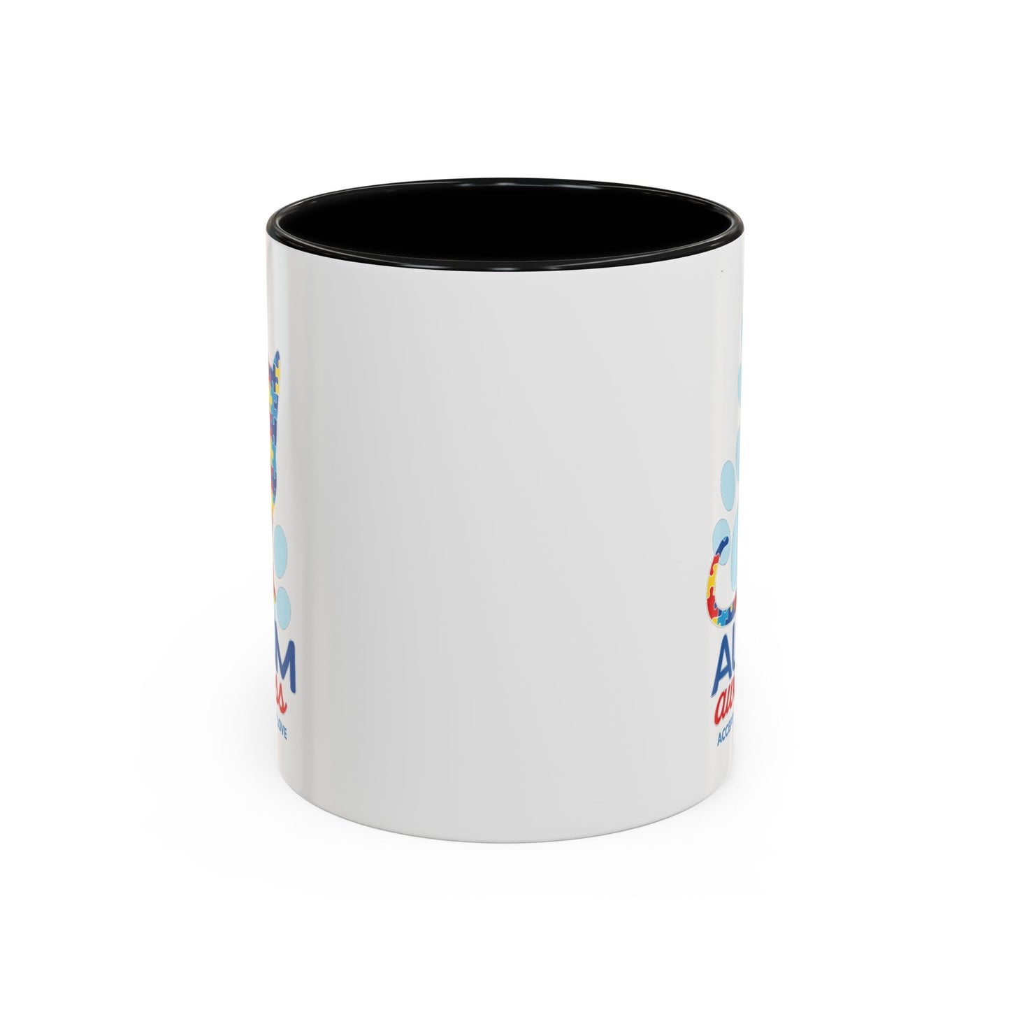 Autism Awareness Puzzle Cat Mug | Accent Coffee Mug 11oz/15oz