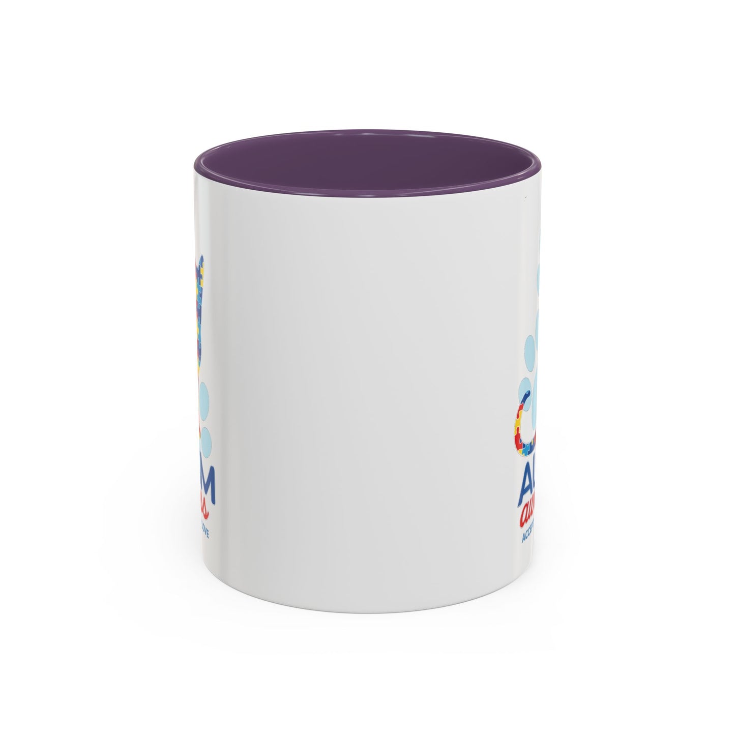 Autism Awareness Puzzle Cat Mug | Accent Coffee Mug 11oz/15oz