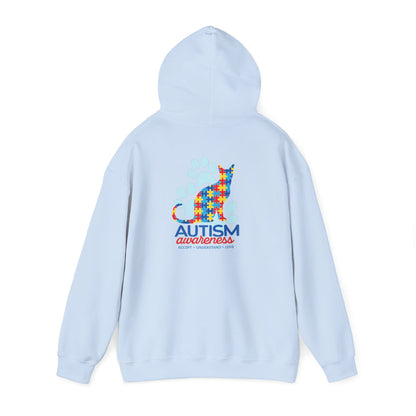 Autism Awareness Puzzle Cat Hoodie | Autism Awareness Sweatshirt