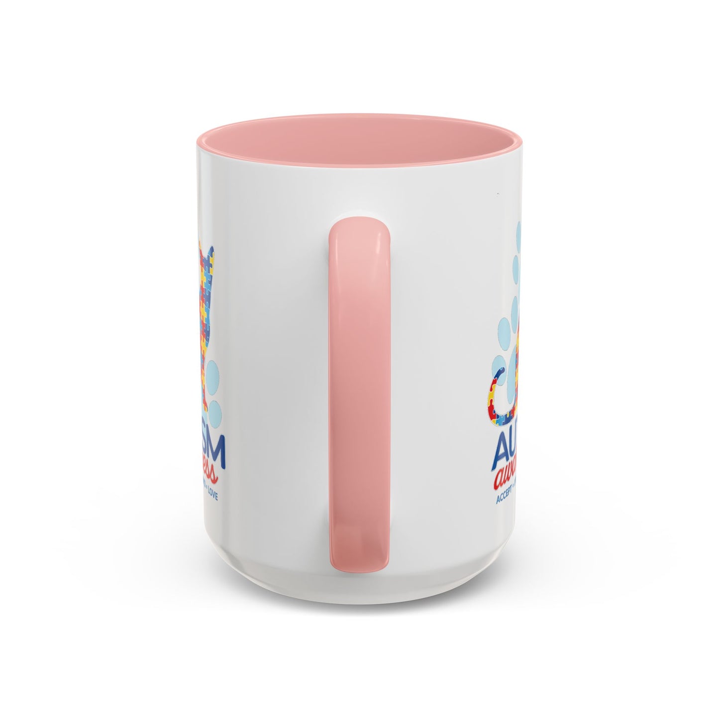 Autism Awareness Puzzle Cat Mug | Accent Coffee Mug 11oz/15oz