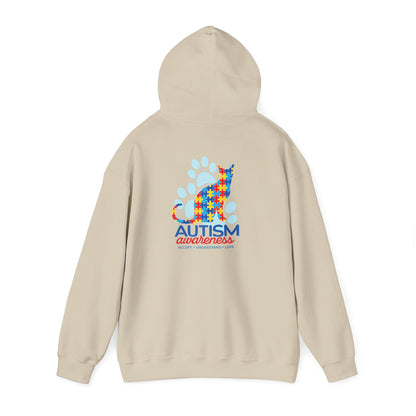 Autism Awareness Puzzle Cat Hoodie | Autism Awareness Sweatshirt