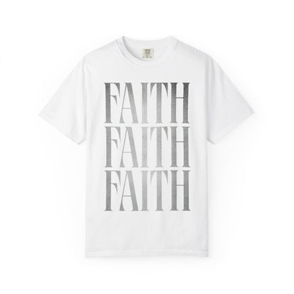 Faith Repeat T-shirt | Faith Typography Shirt, Religious Graphic Tee