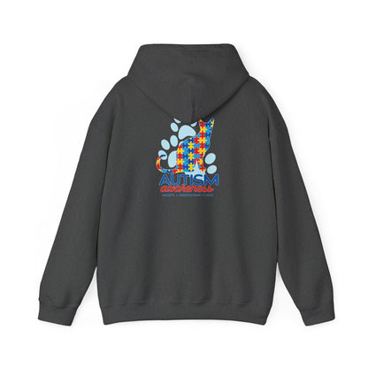 Autism Awareness Puzzle Cat Hoodie | Autism Awareness Sweatshirt